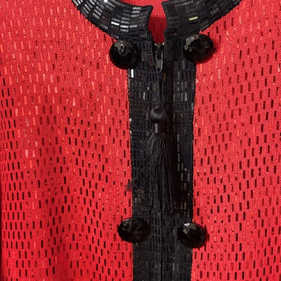 St. John evening sequence top size 10 - Picture 2 of 5